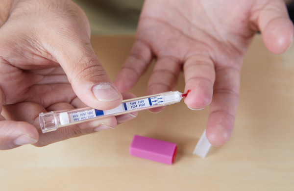 how accurate are finger prick blood tests for hiv