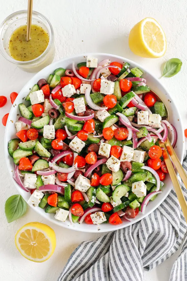 low calorie greek salad dressing