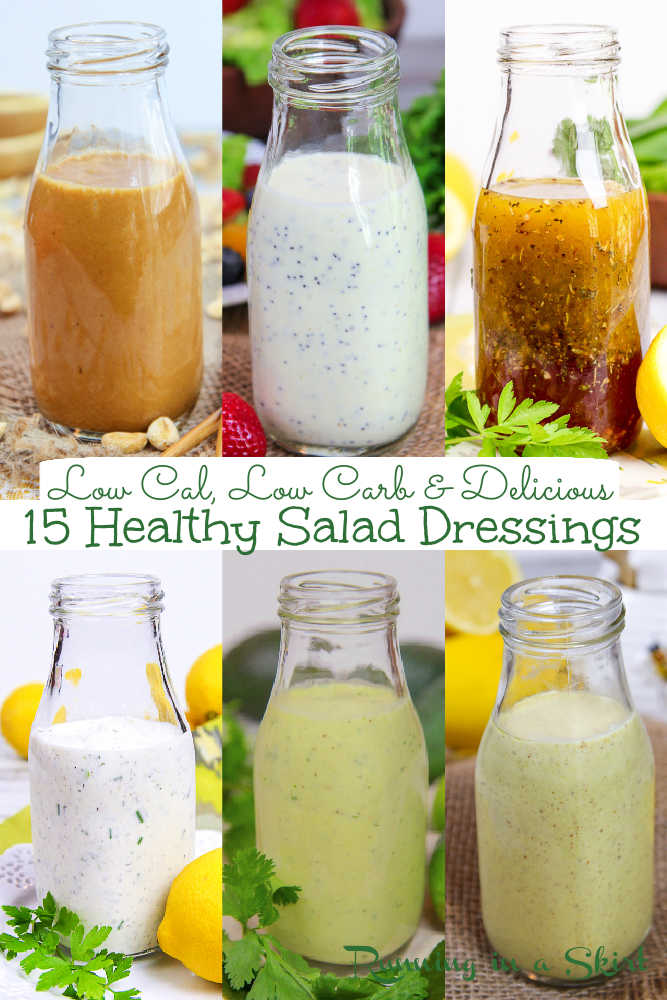 low calorie salad dressing at home