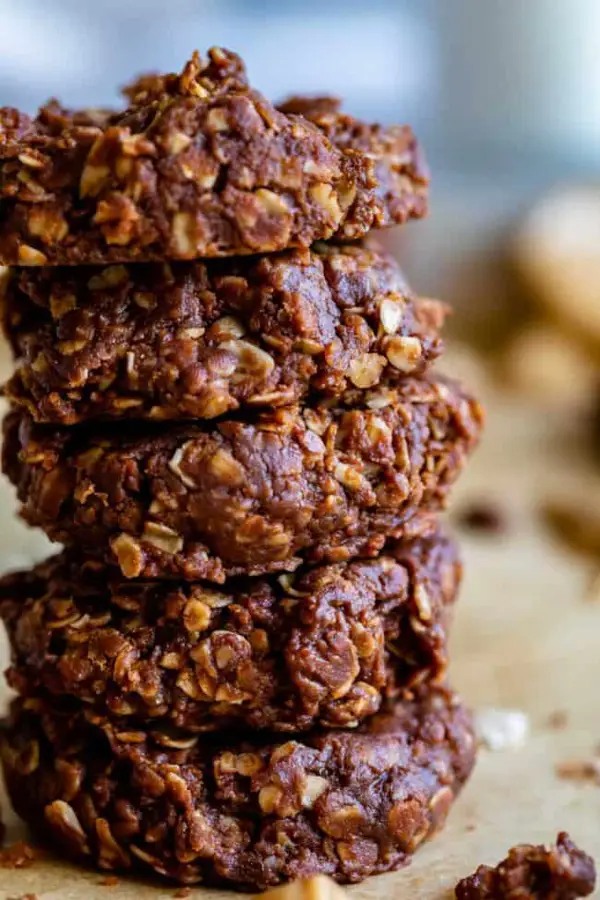 how many calories in no bake peanut butter cookies