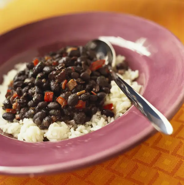 black beans and rice cholesterol