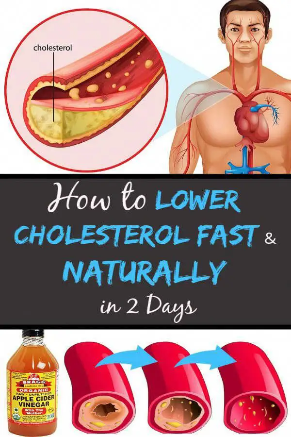 how to reduce blood cholesterol quickly