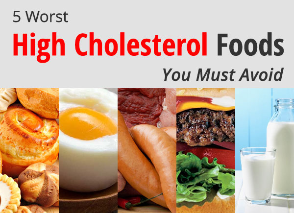 5 worst foods for high cholesterol