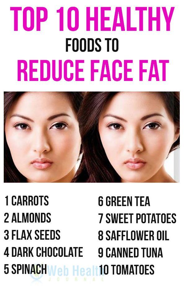 foods to lose face fat in a week