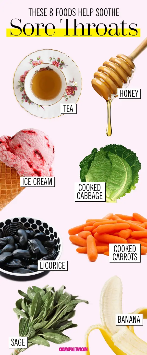 good foods to eat when sick with sore throat