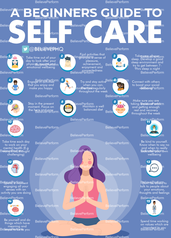 self-care techniques for mental health include