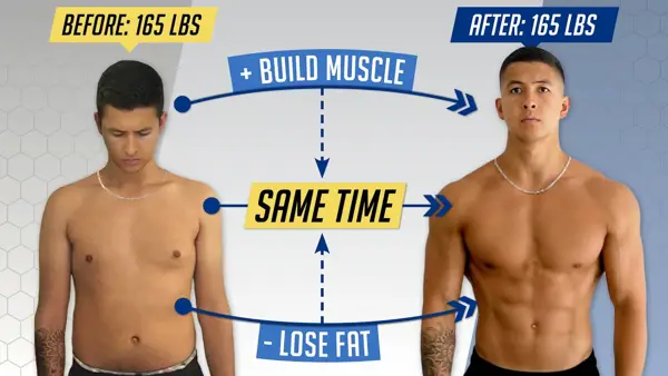can you lose fat and gain muscle at the same time