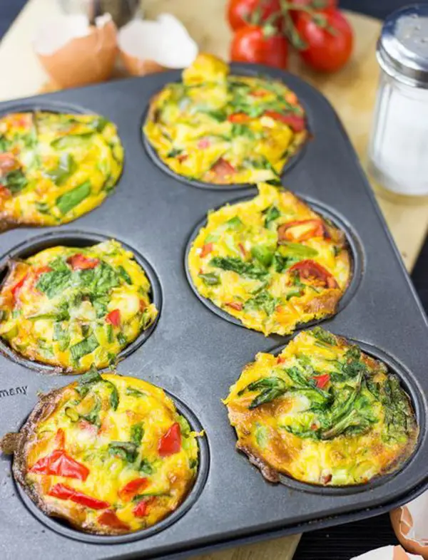 high protein breakfast egg muffins recipe