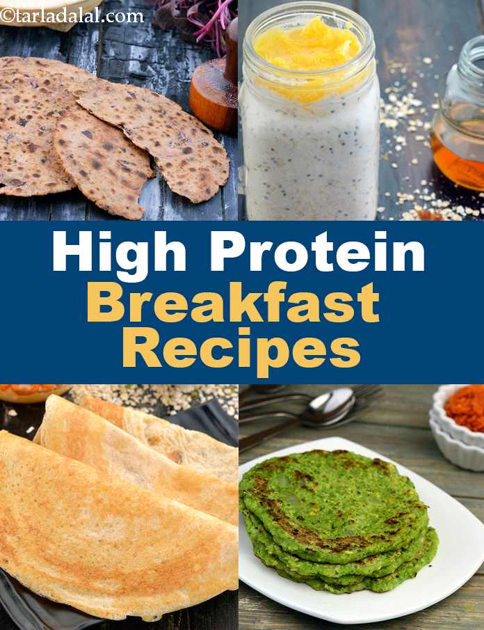 low calorie high protein indian breakfast