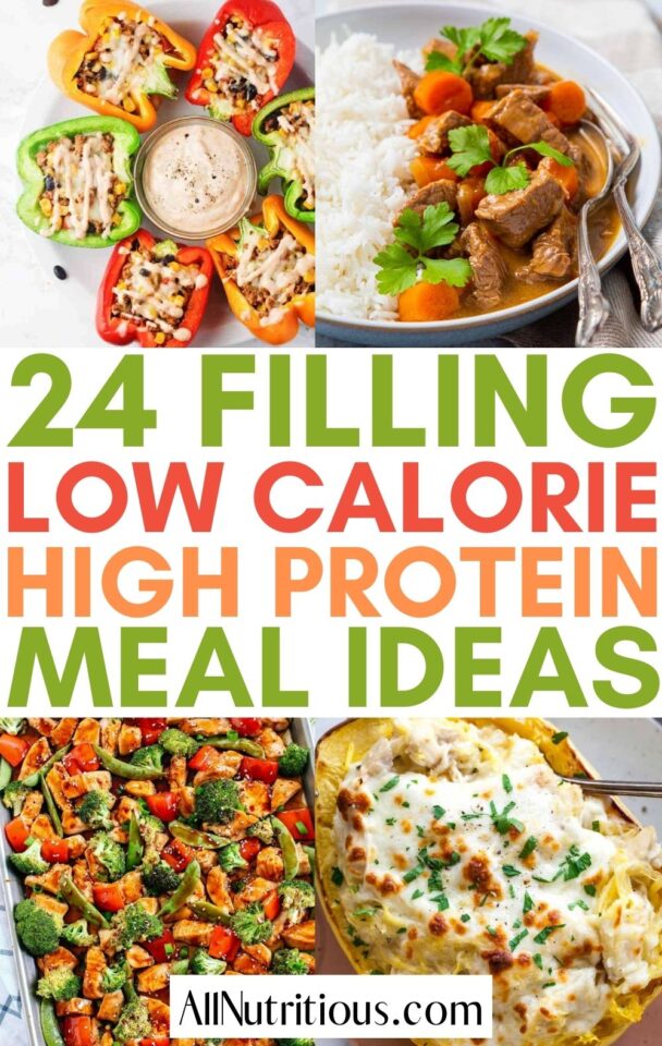 low calorie high protein meal prep ideas