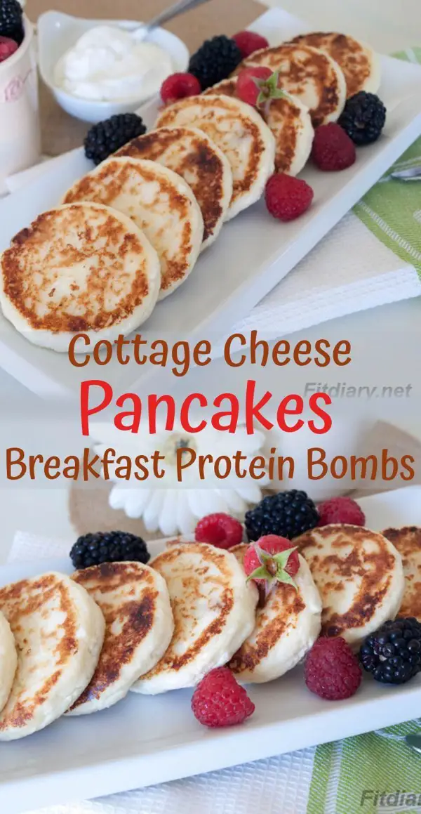 low carb high protein cottage cheese pancakes
