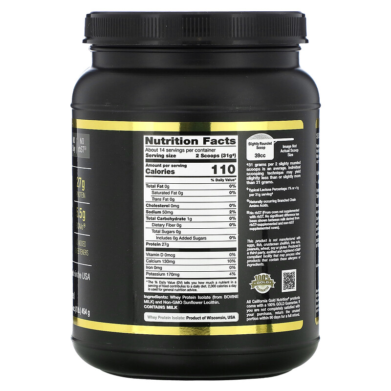 How to Use California Gold Nutrition Sport Whey Protein Isolate