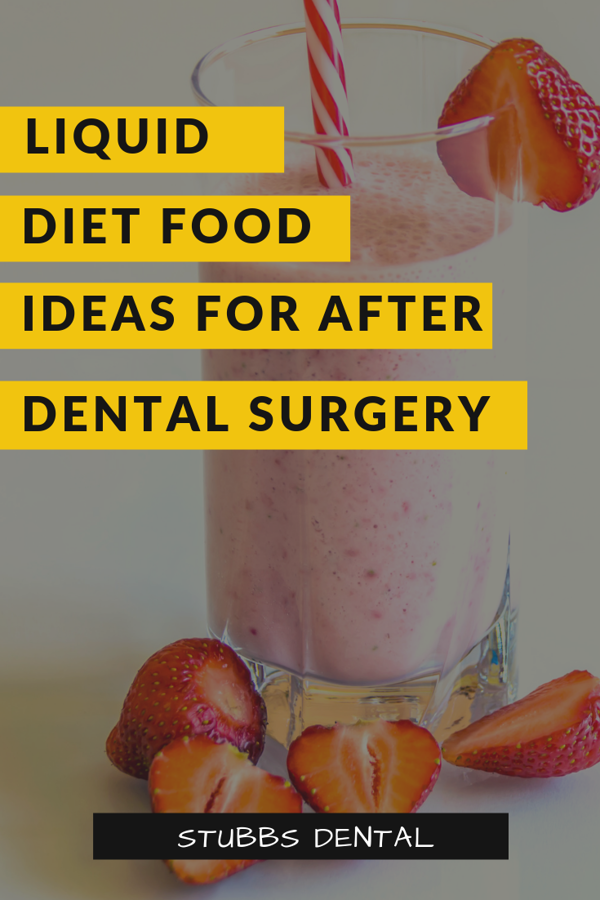 liquid diet recipes after oral surgery