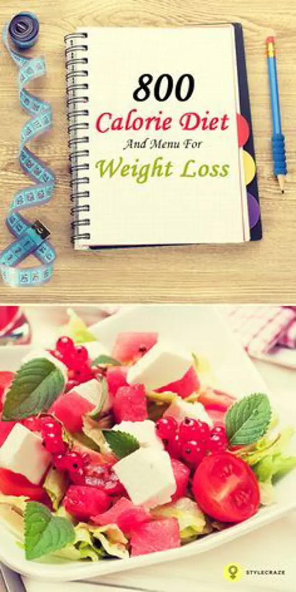 800 calorie diet plan for weight loss