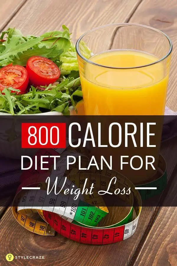 Benefits of an 800 Calorie Diet