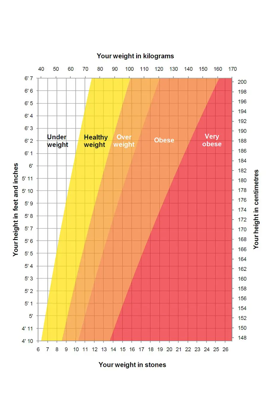 Understanding the Ideal Weight and Height Chart