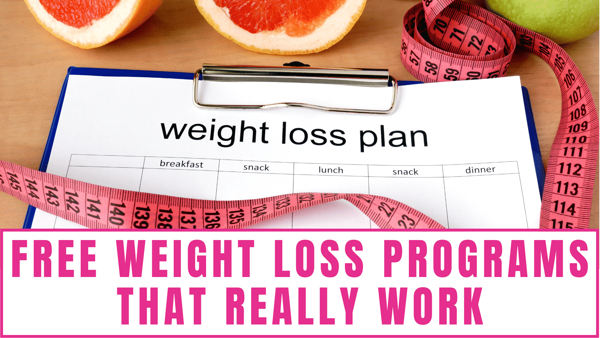 free weight loss programs that really work