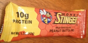 honey stinger protein bar