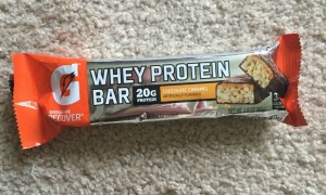 gatorade recover whey protein bar chocolate caramel