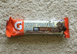 gatorade recover whey protein bar chocolate chip